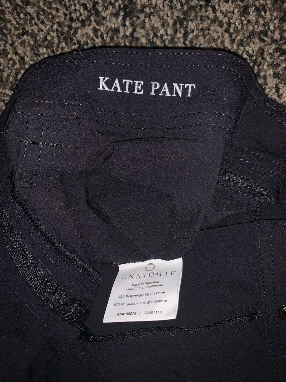 Anatomie Kate Pant Black Cargo Pants size M - Picture 4 of 6